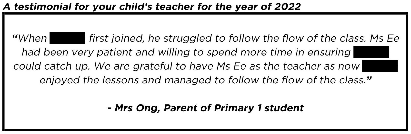 "...enjoyed the lessons and managed to follow the flow of the class. "