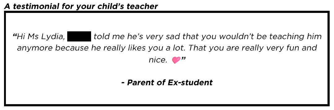 "he really likes you a lot. That you are really very fun and nice."
