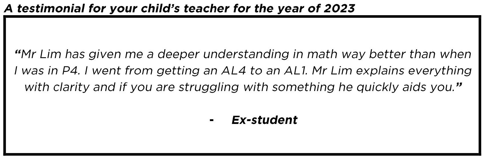 "..explains everything with clarity and if you are struggling with something he quickly aids you."