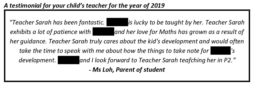 "...truly cares about the kid's development…"