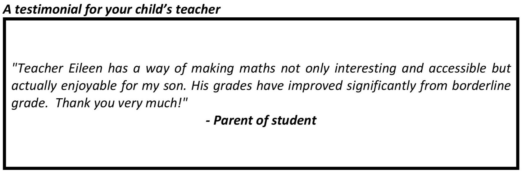 ". . . . making maths not only interesting and accessible but enjoyable"
